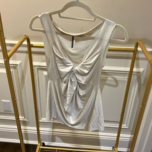 Ivory Shimmer Top | Slight Sparkle #WetLook